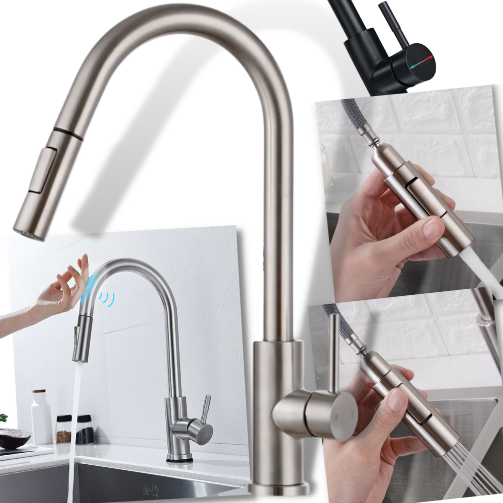 Flexible Kitchen Tap with Sensor