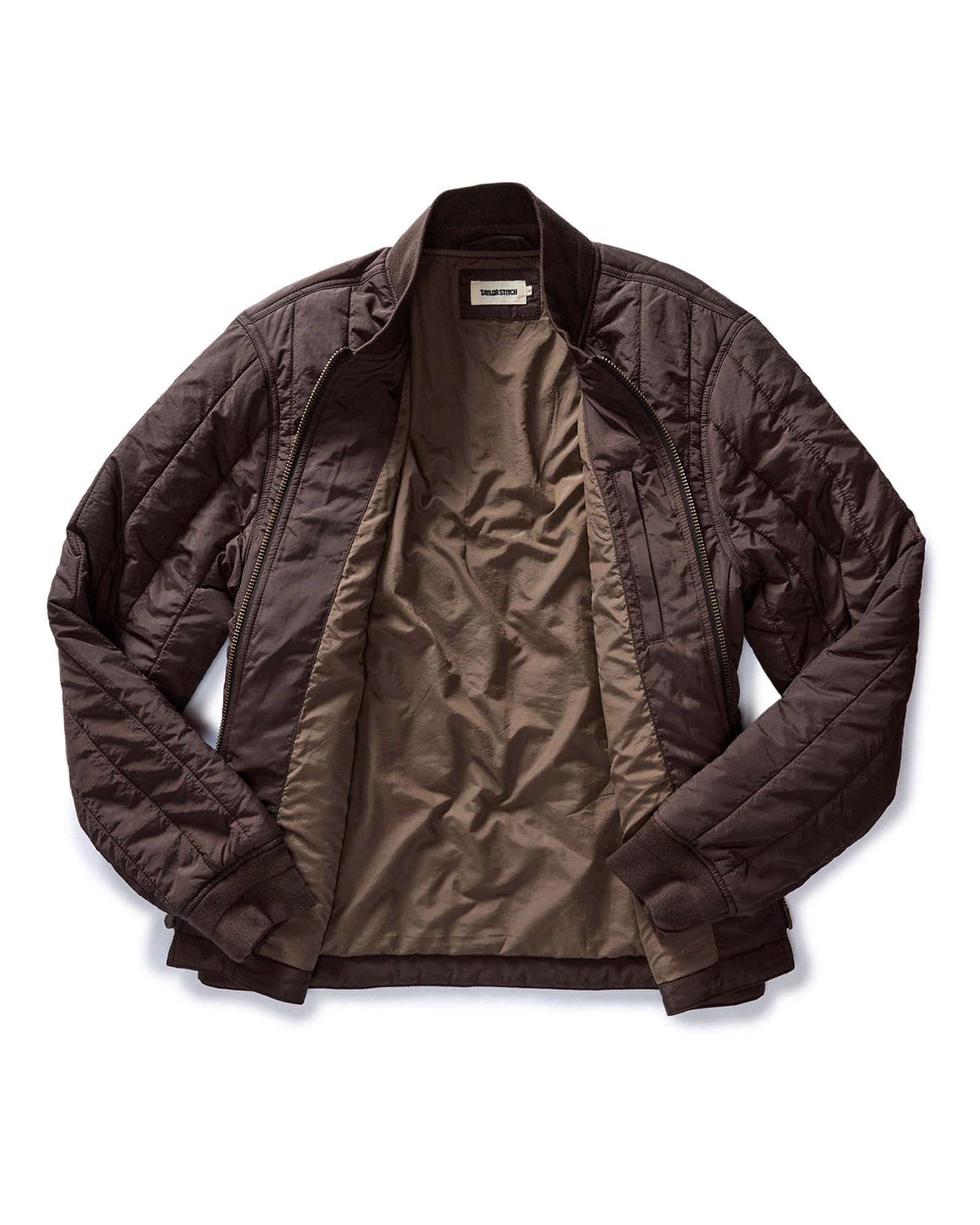 The Able Jacket in Soil Quilted Nylon