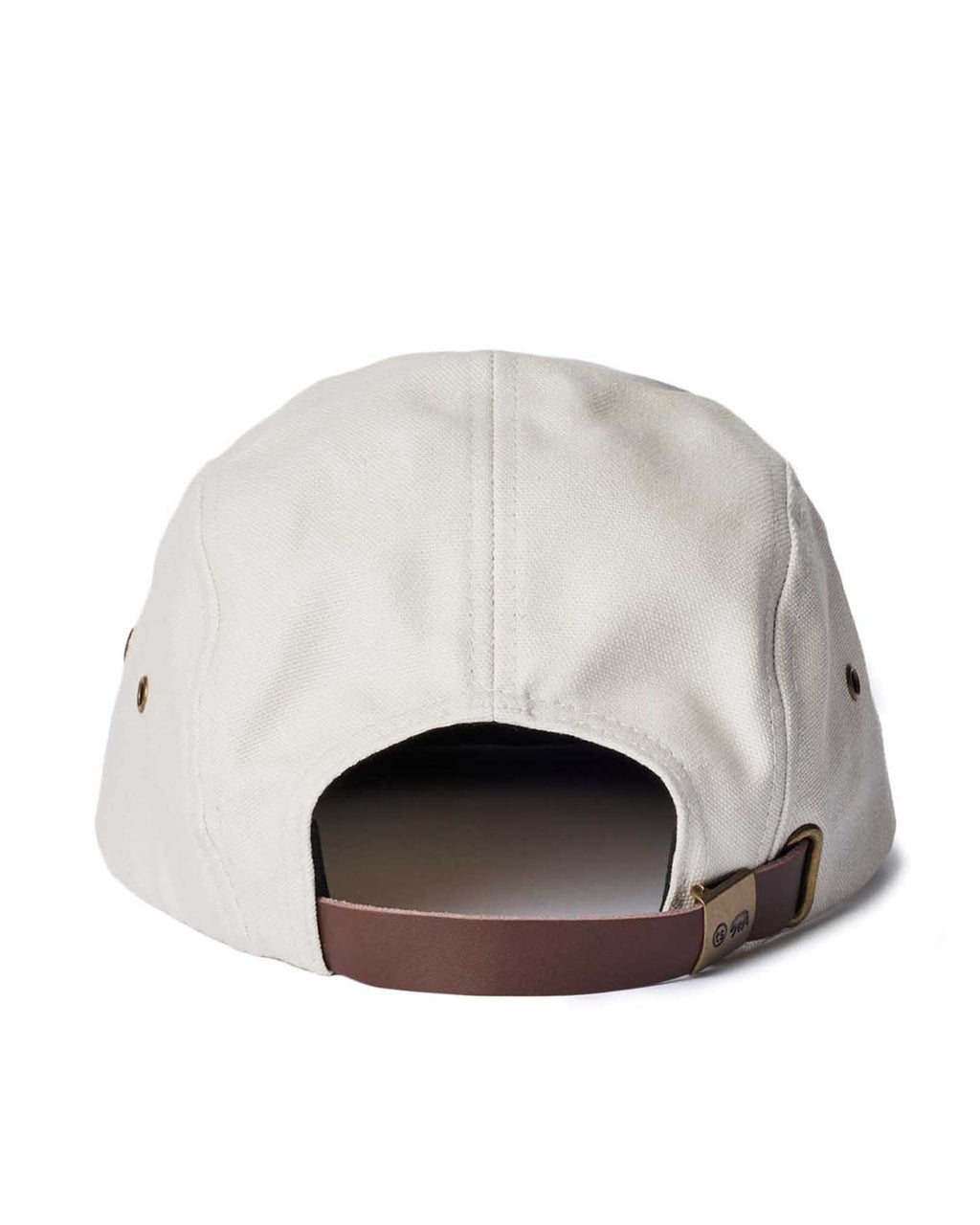 The 5-Panel Cap in Stone Pigment Canvas