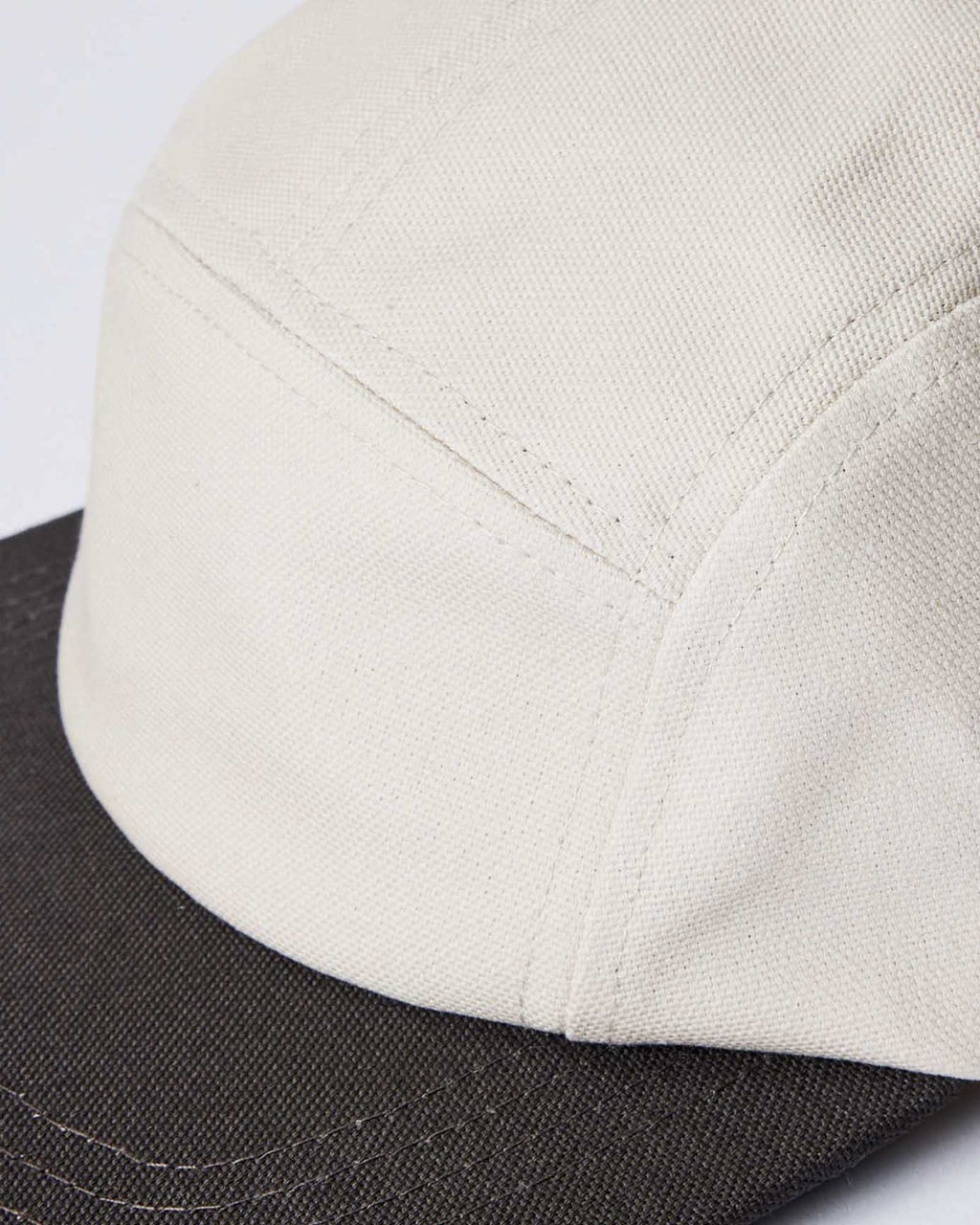 The 5-Panel Cap in Stone Pigment Canvas
