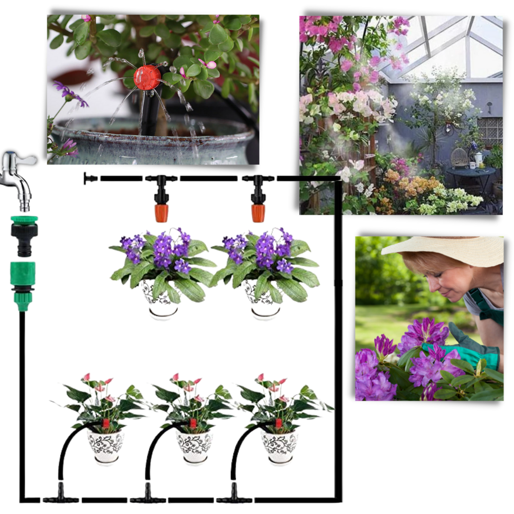 Garden Irrigation System Kit