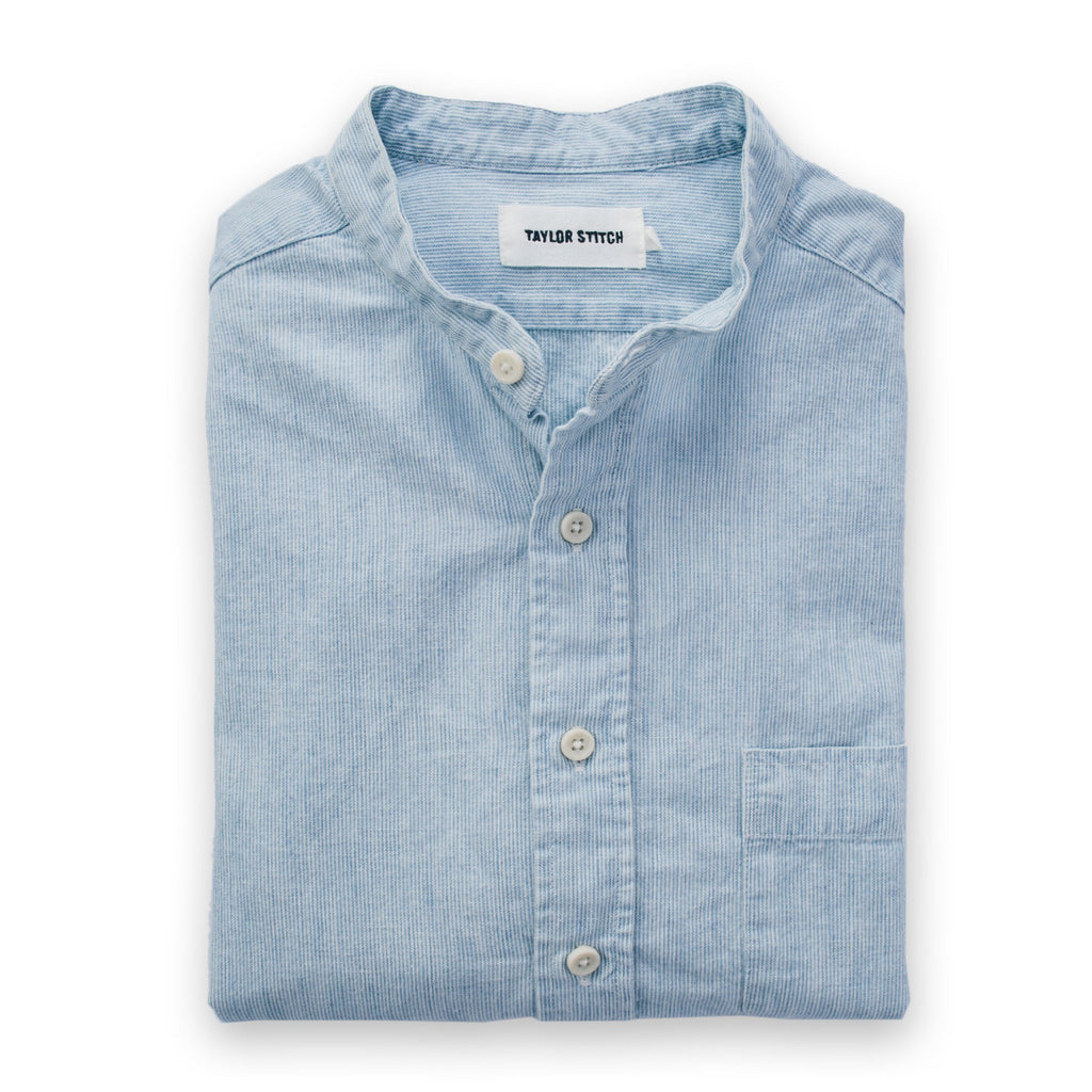 The Bandit in Navy Japanese Micro Stripe