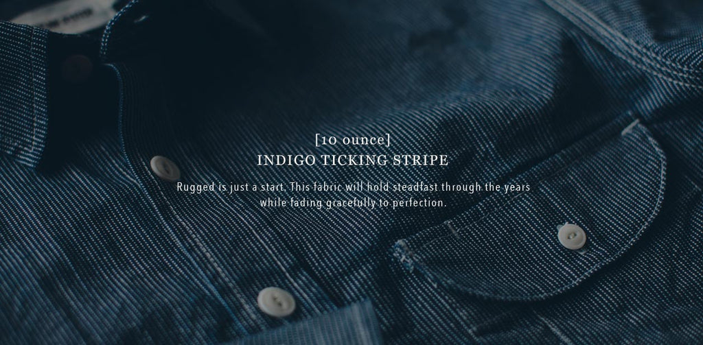 Indigo Jacquard Dot Utility Shirt