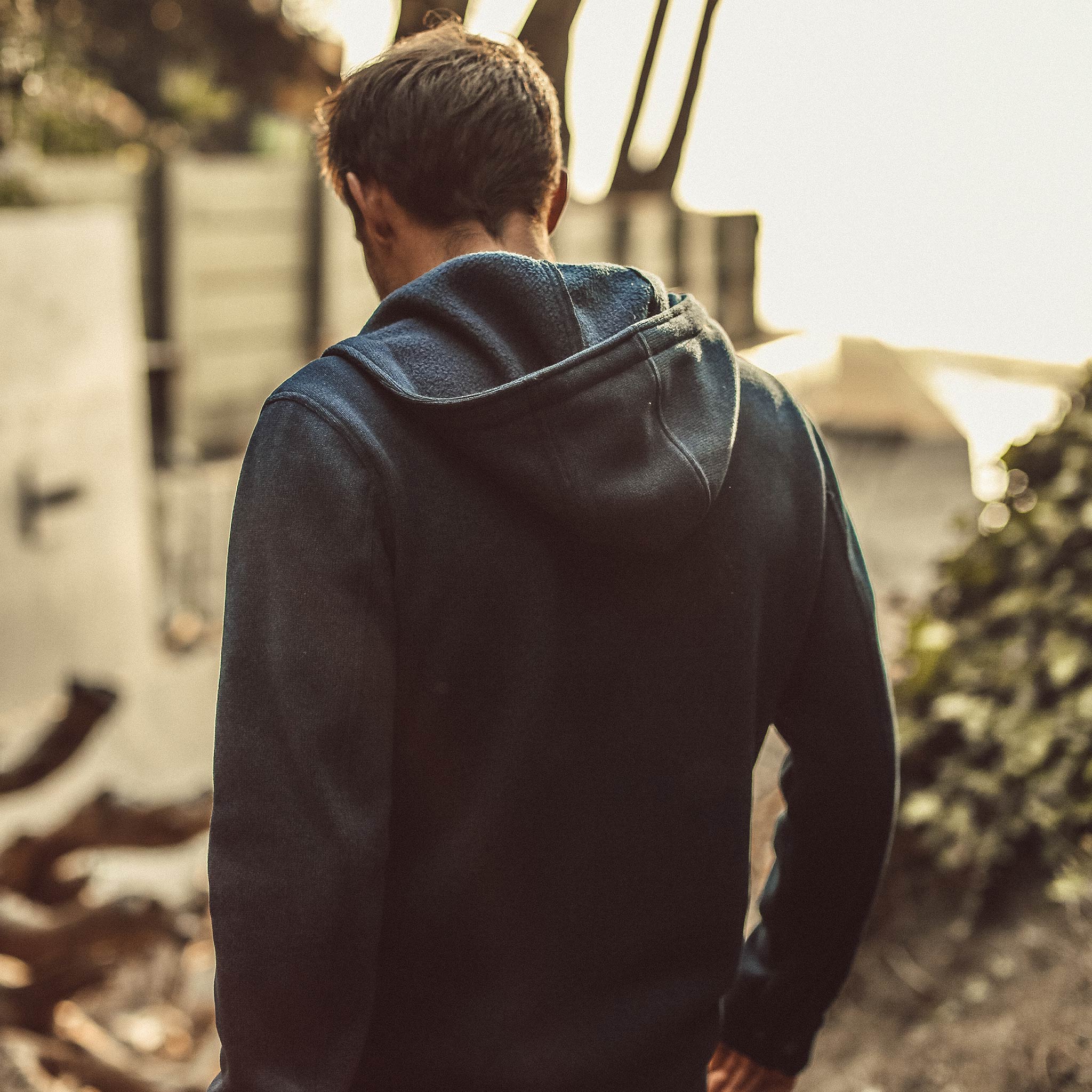 The Big Sur Hoodie in Heather Navy