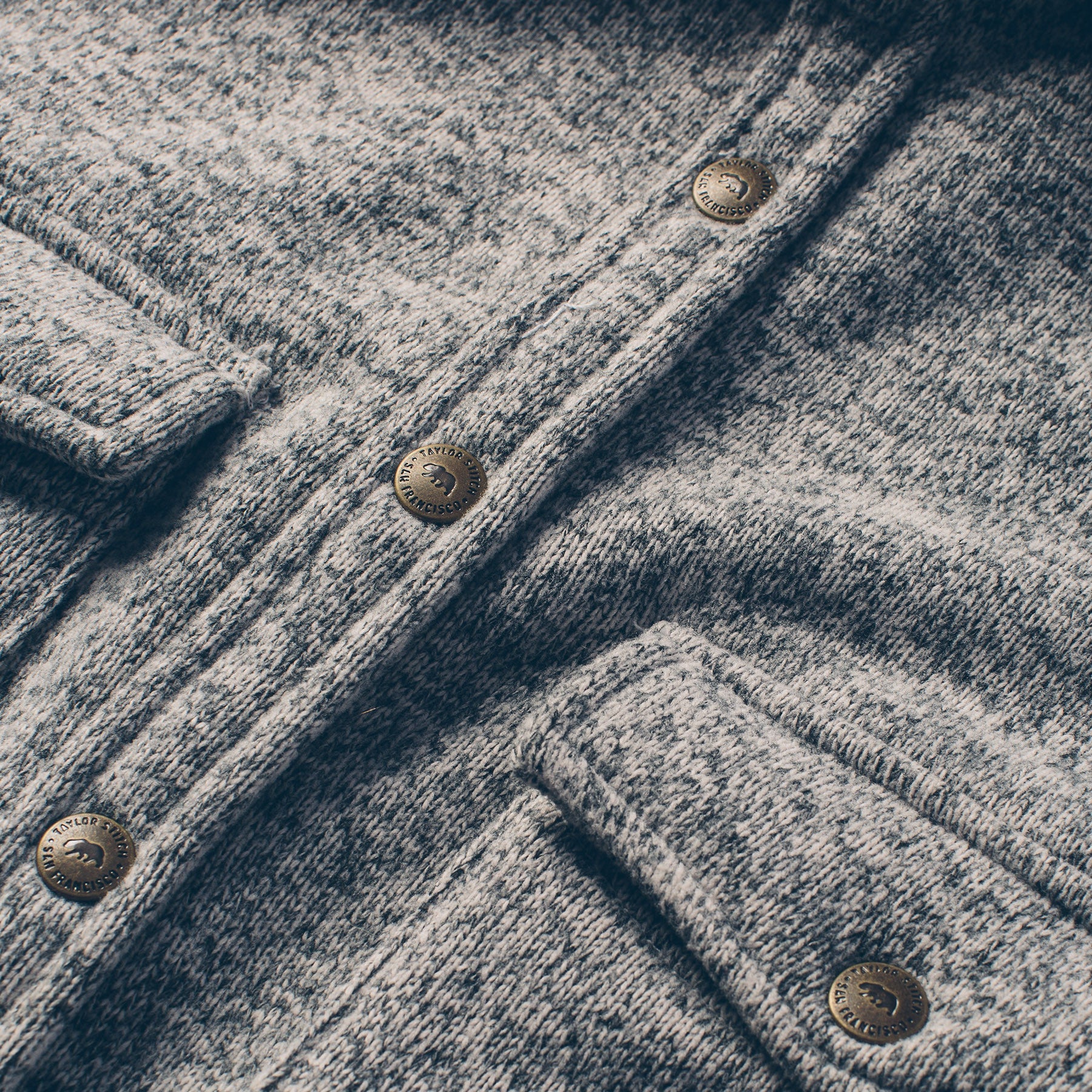 The Big Sur Jacket in Heather Grey Polartec