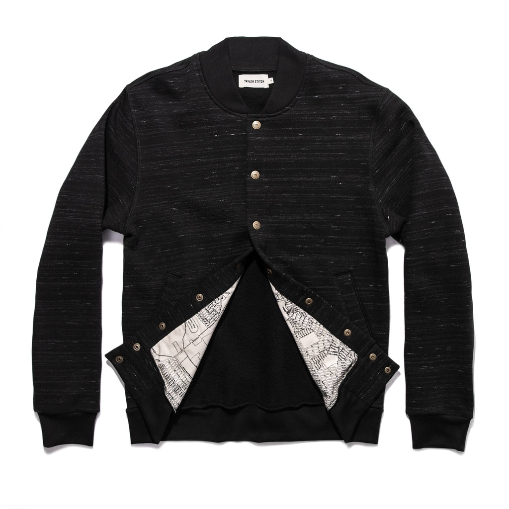 The Bomber in Black Fleece