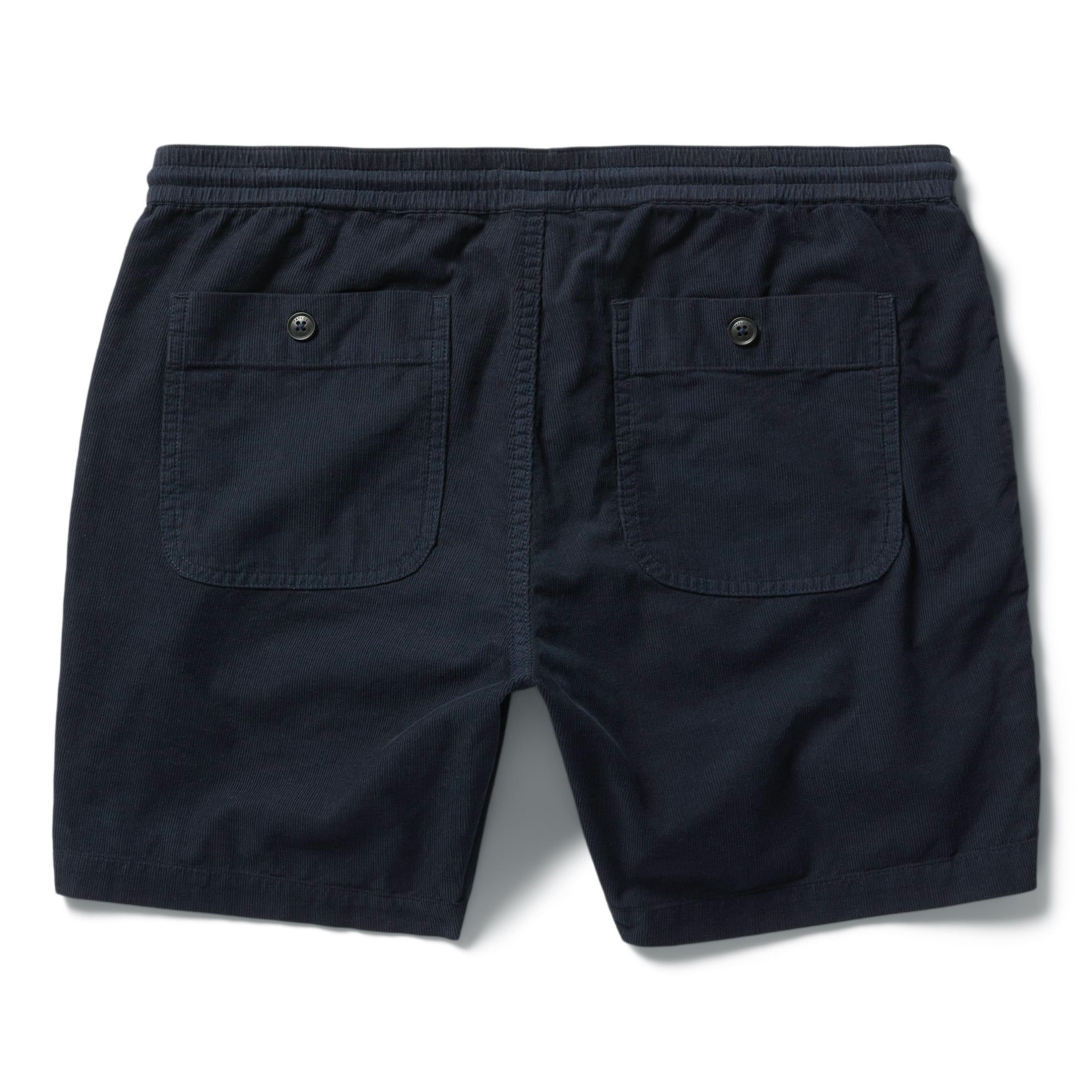 The Apres Short in Dark Navy Pinwale