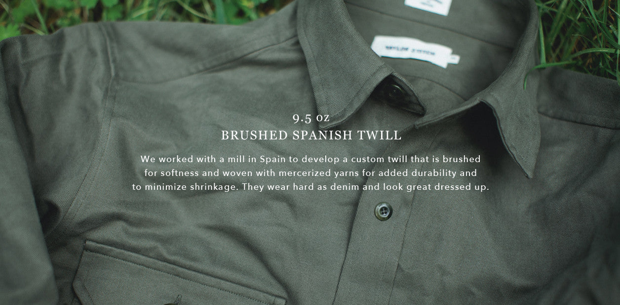 Olive Twill Highlands Shirt
