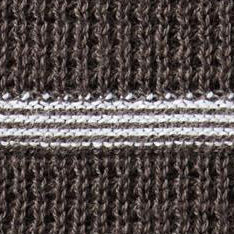 The Brody Sweater Tee in Espresso Stripe