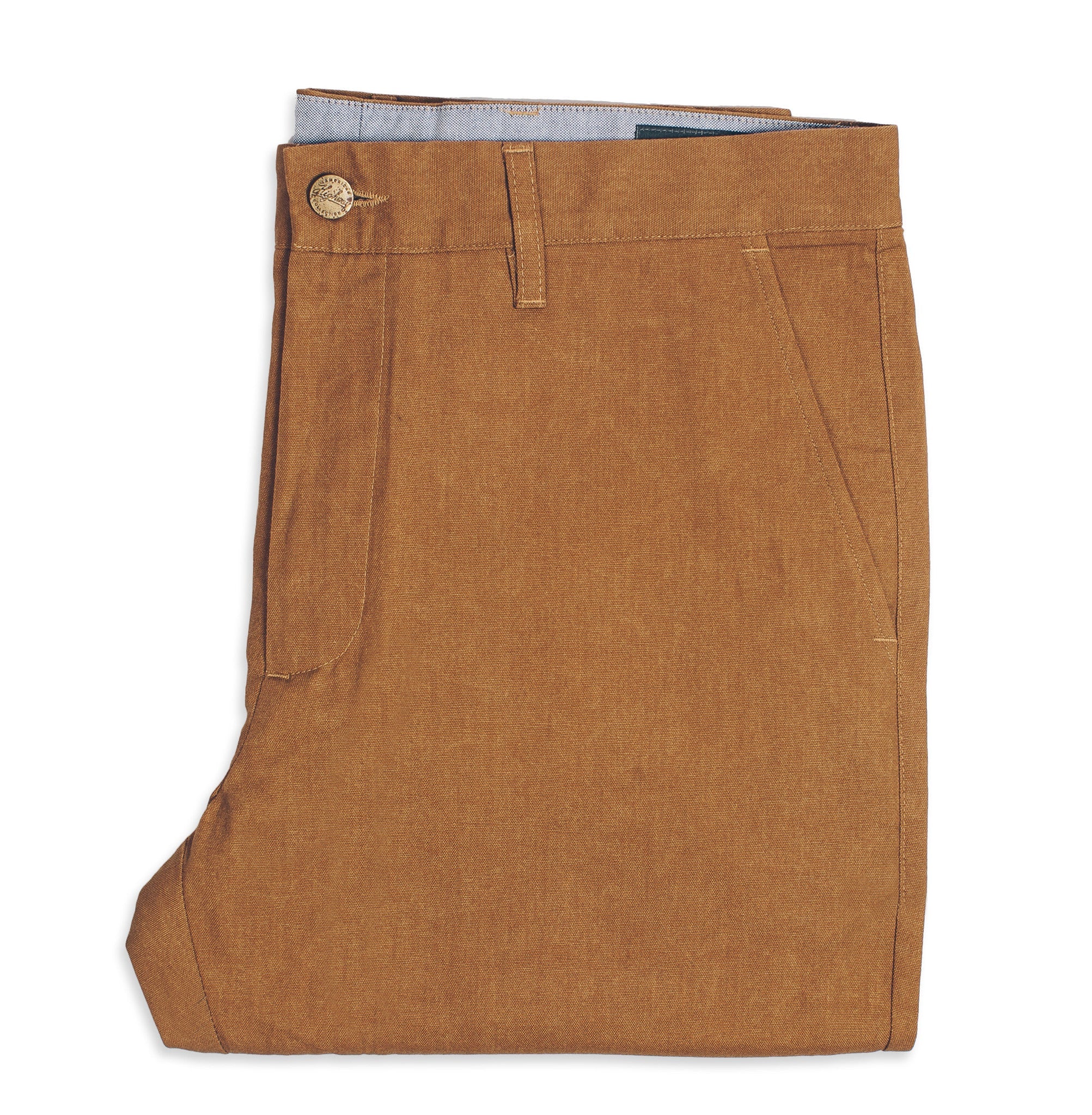 6 Point Pant in Caramel Oxford