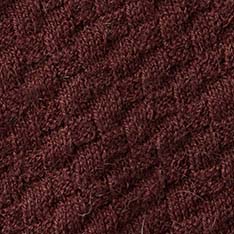 The Arlo Sweater Polo in Burgundy Texture Knit