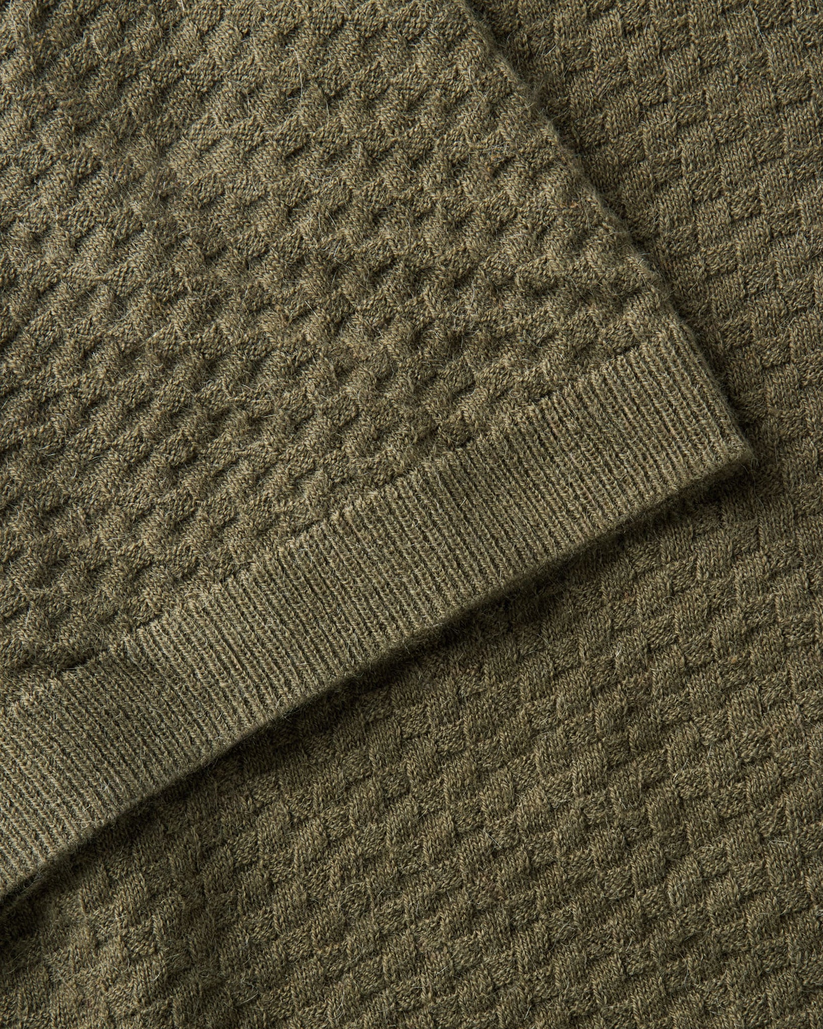 The Arlo Sweater Polo in Cilantro Texture Knit