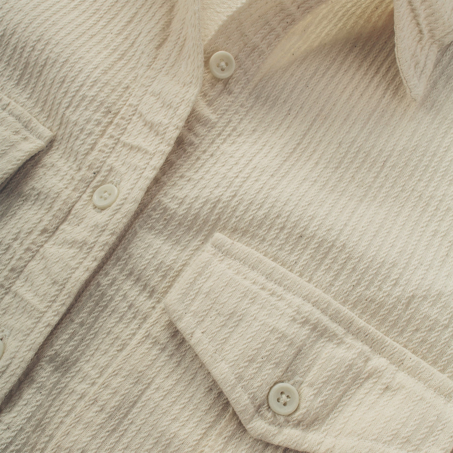 The Andie Shirt in Natural Corded Denim