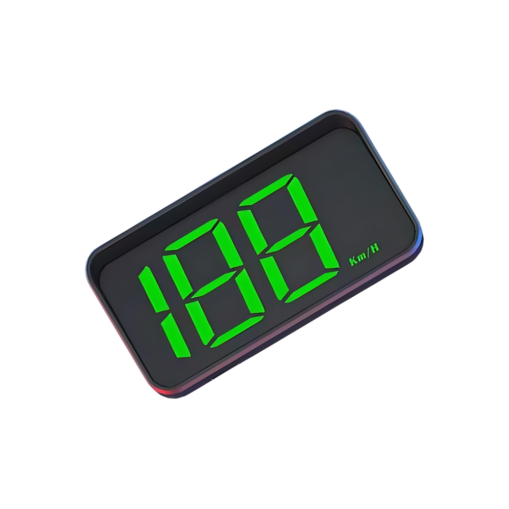 Clear & Intuitive Projector Windshield Speedometer