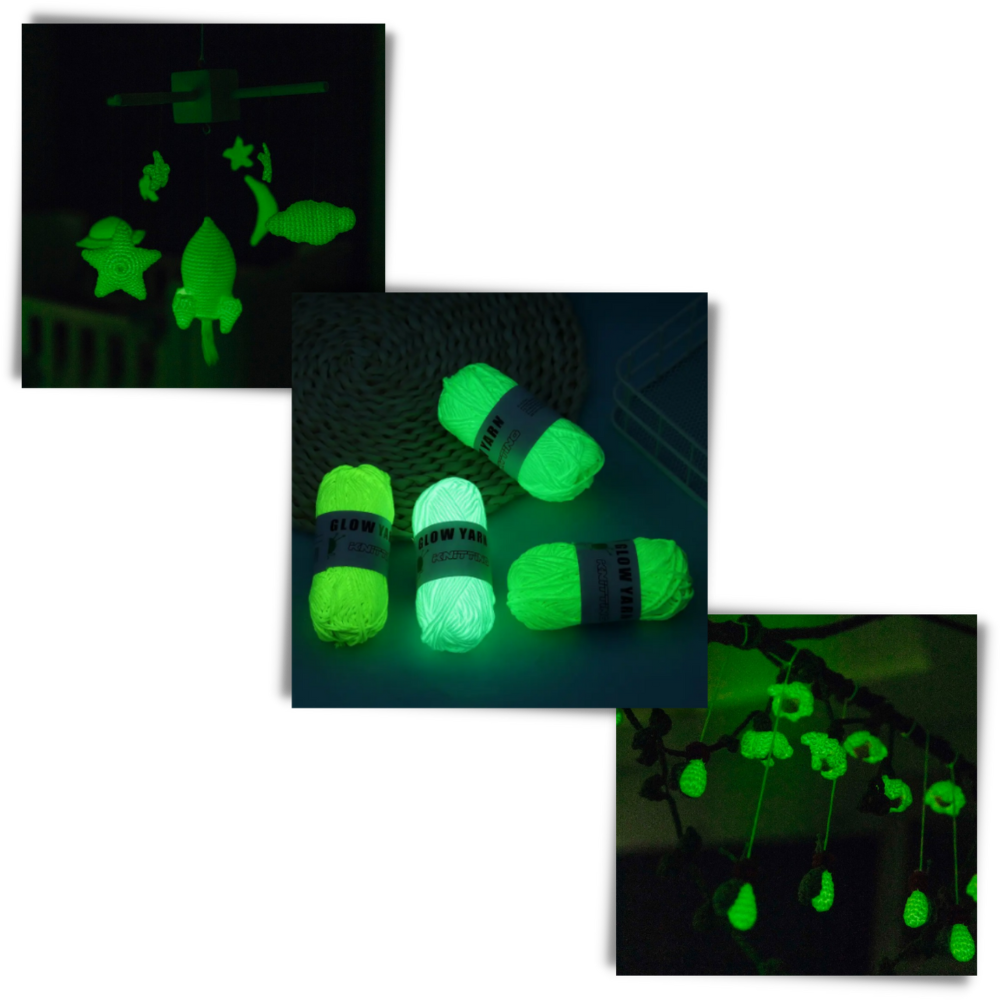 Colorful Soft Glow Yarn