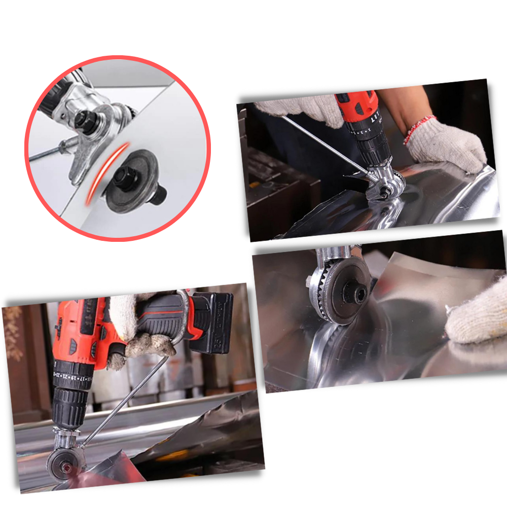 Electric Drill Plate Cutter Set