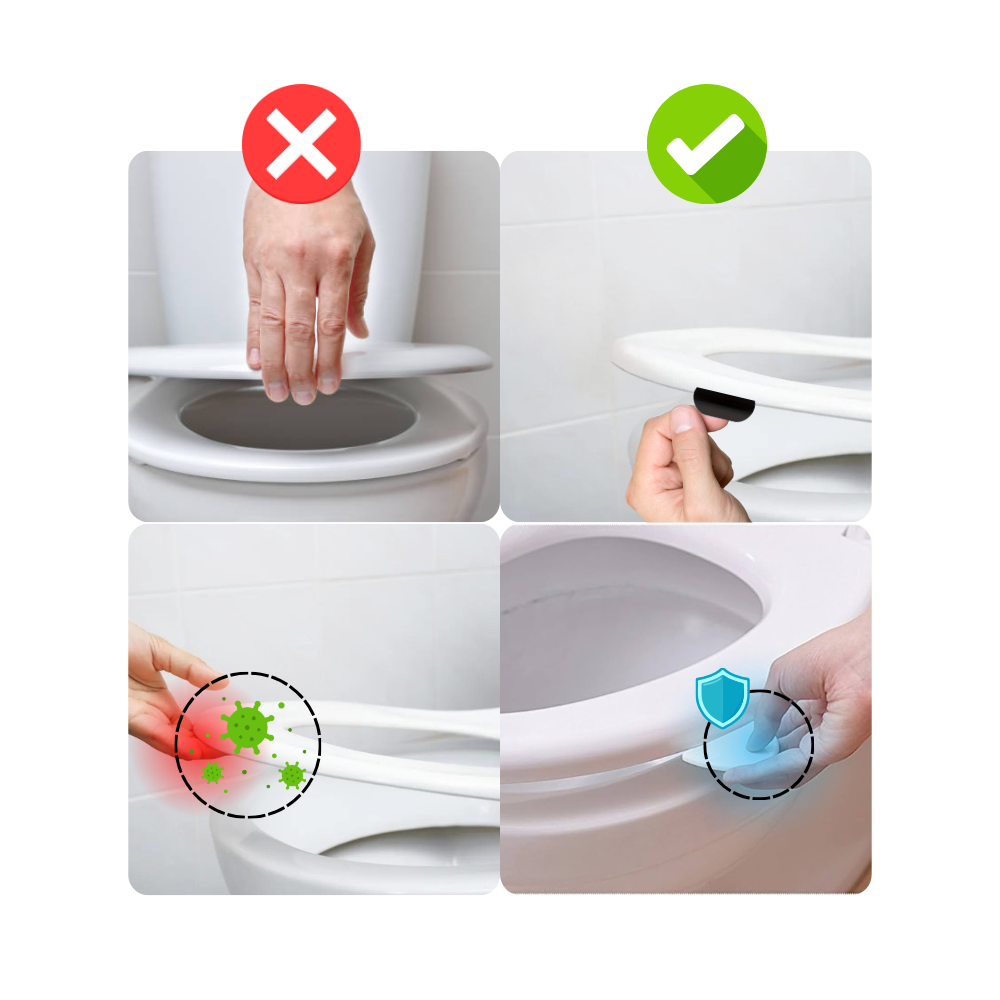 Hands-free Toilet Seat Lifter