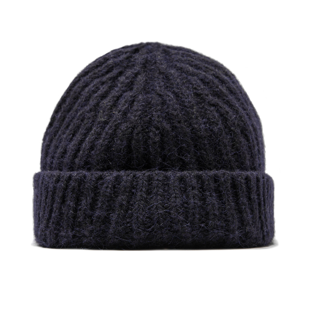 The Beanie in Navy Alpaca