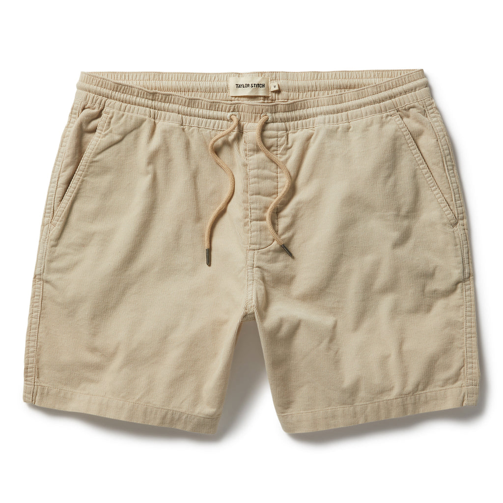 The Apres Short in Natural Pinwale