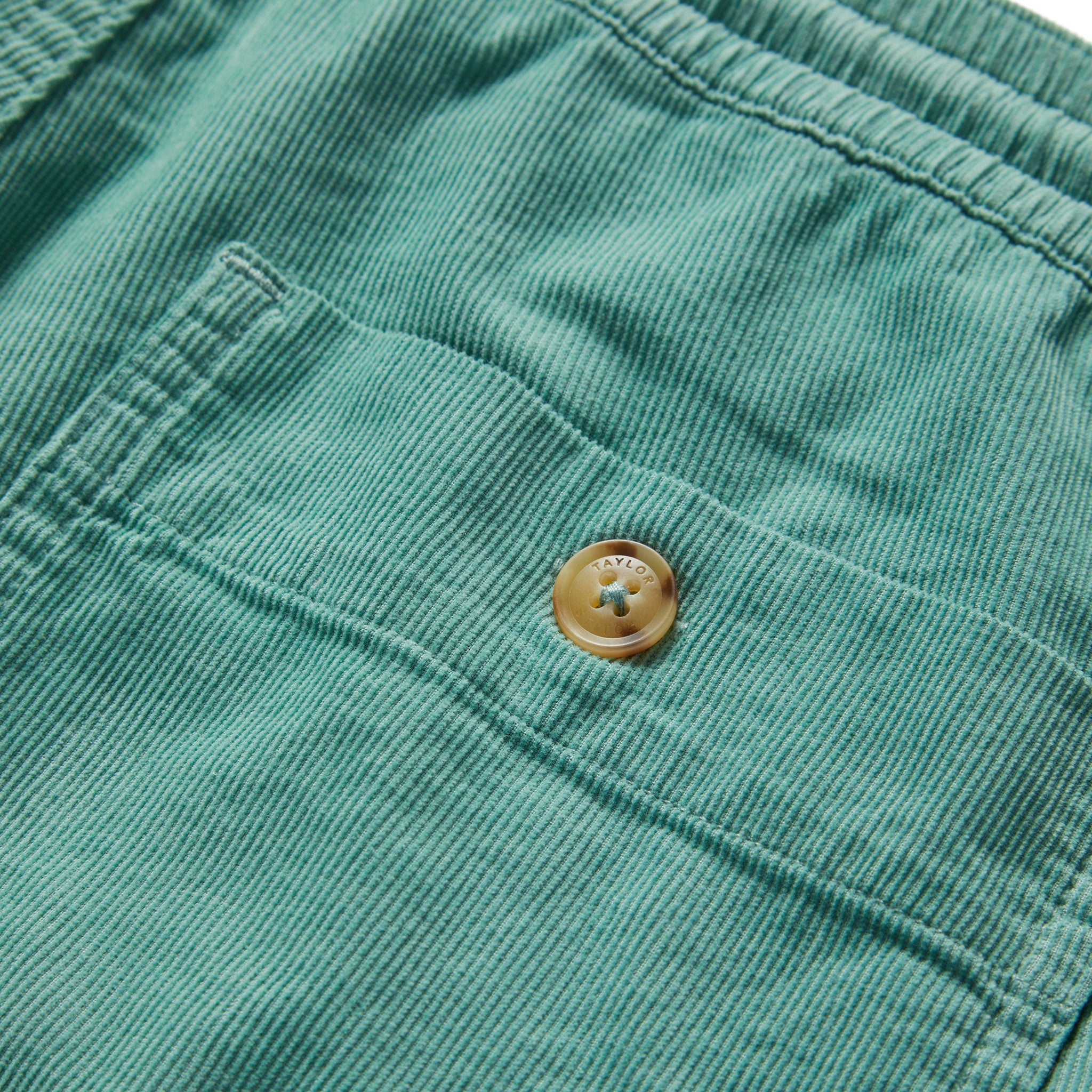 The Apres Short in Ocean Pinwale