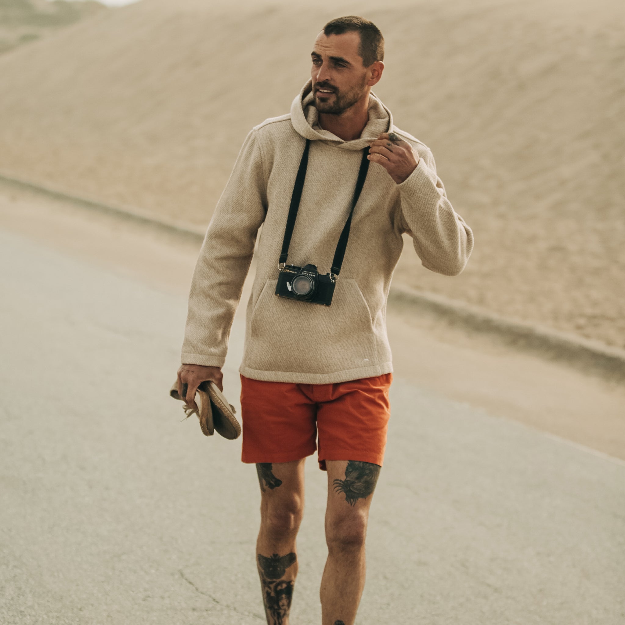 The Apres Short in Rust Pinwale