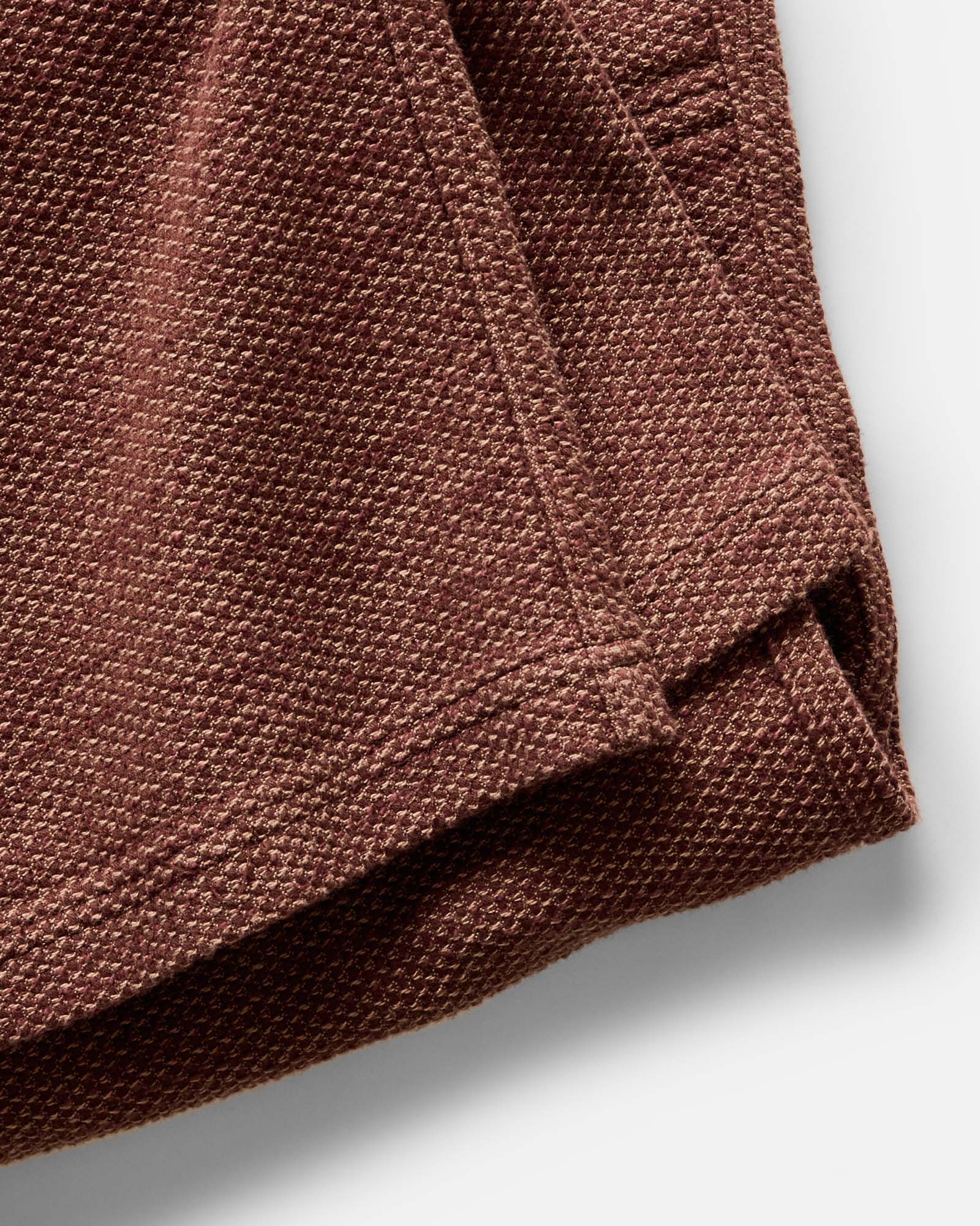 The Breakwater Pant in Black Cherry Sashiko