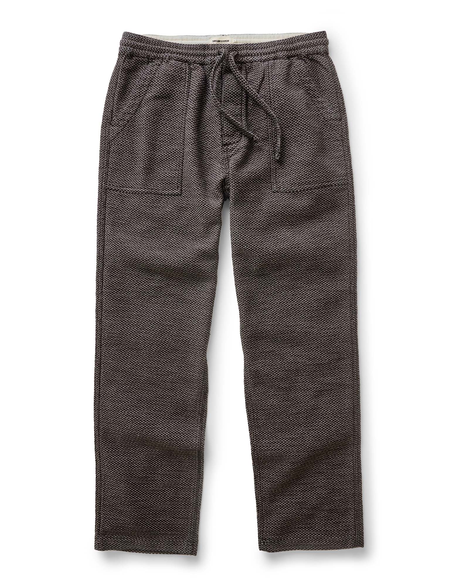 The Breakwater Pant in Charcoal Sashiko