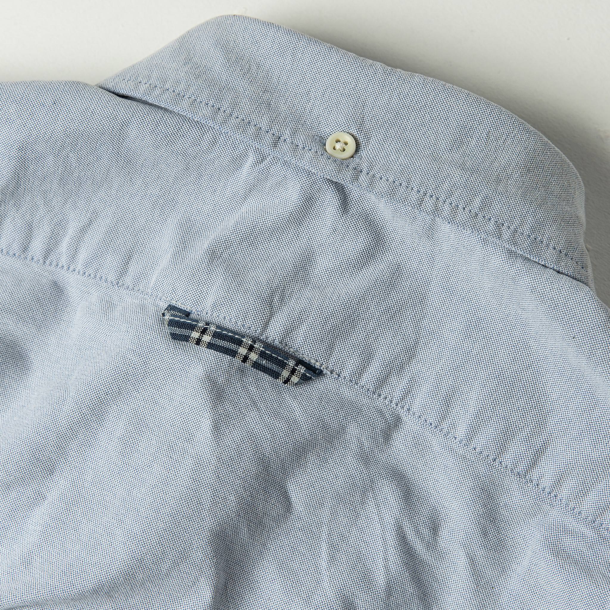 The Atelier and Repairs Jack in Washed Blue Oxford