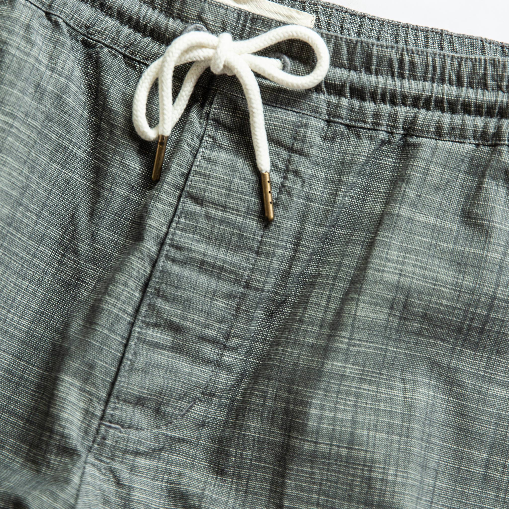 The Apres Short in Olive Pin Dot