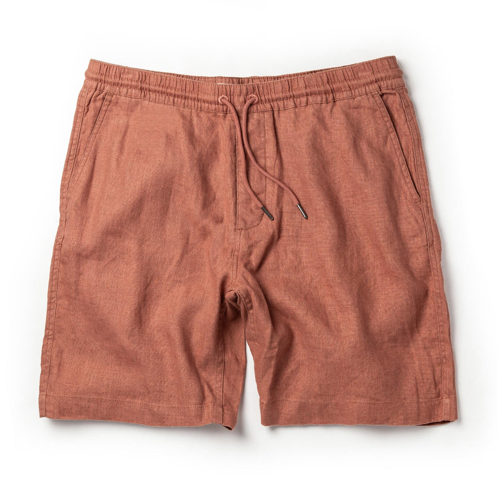 The Apres Short in Rust Hemp