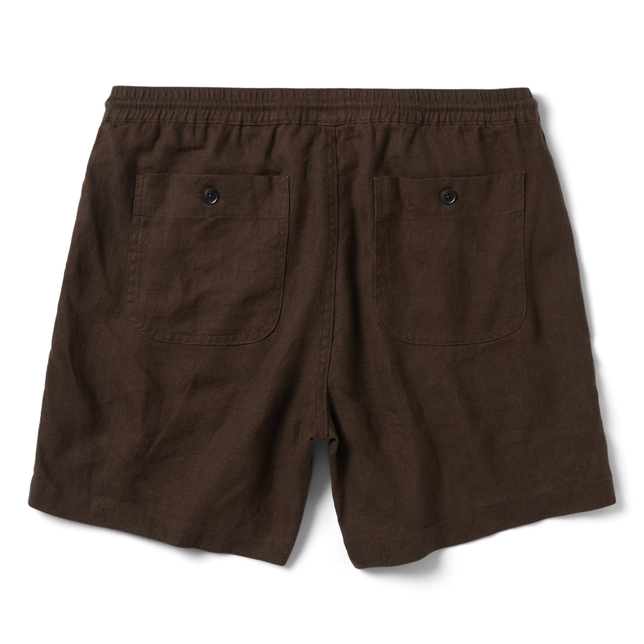 The Apres Short in Espresso Hemp