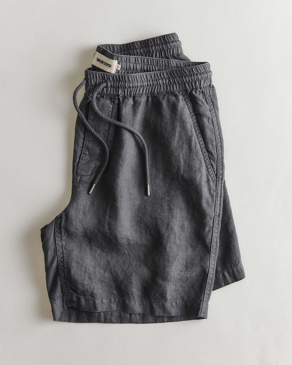 The Apres Short in Faded Black Hemp