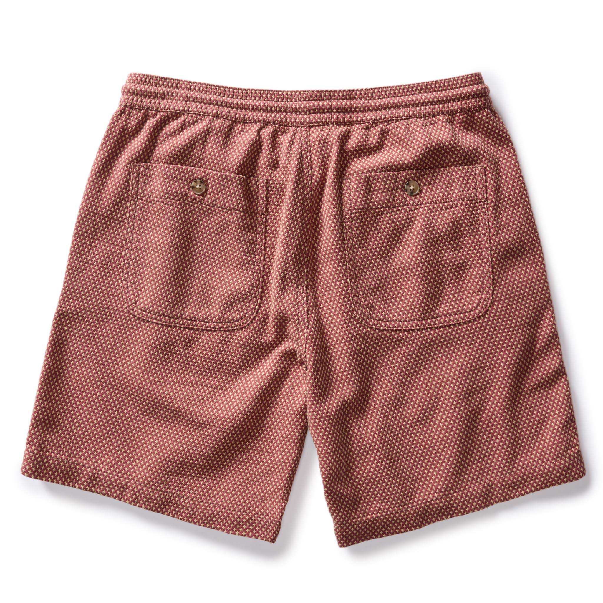 The Apres Short in Fired Brick Dobby