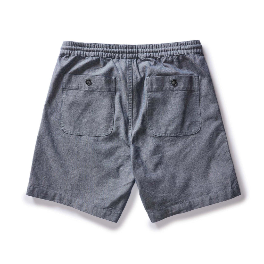 The Apres Short in Indigo Chambray