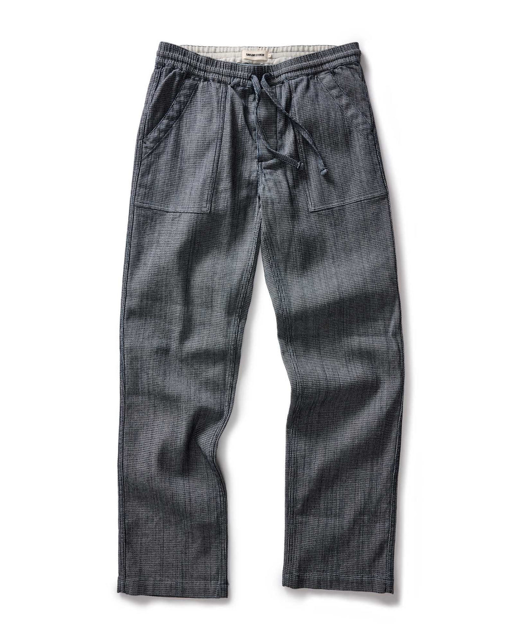The Breakwater Pant in Rinsed Indigo Stripe