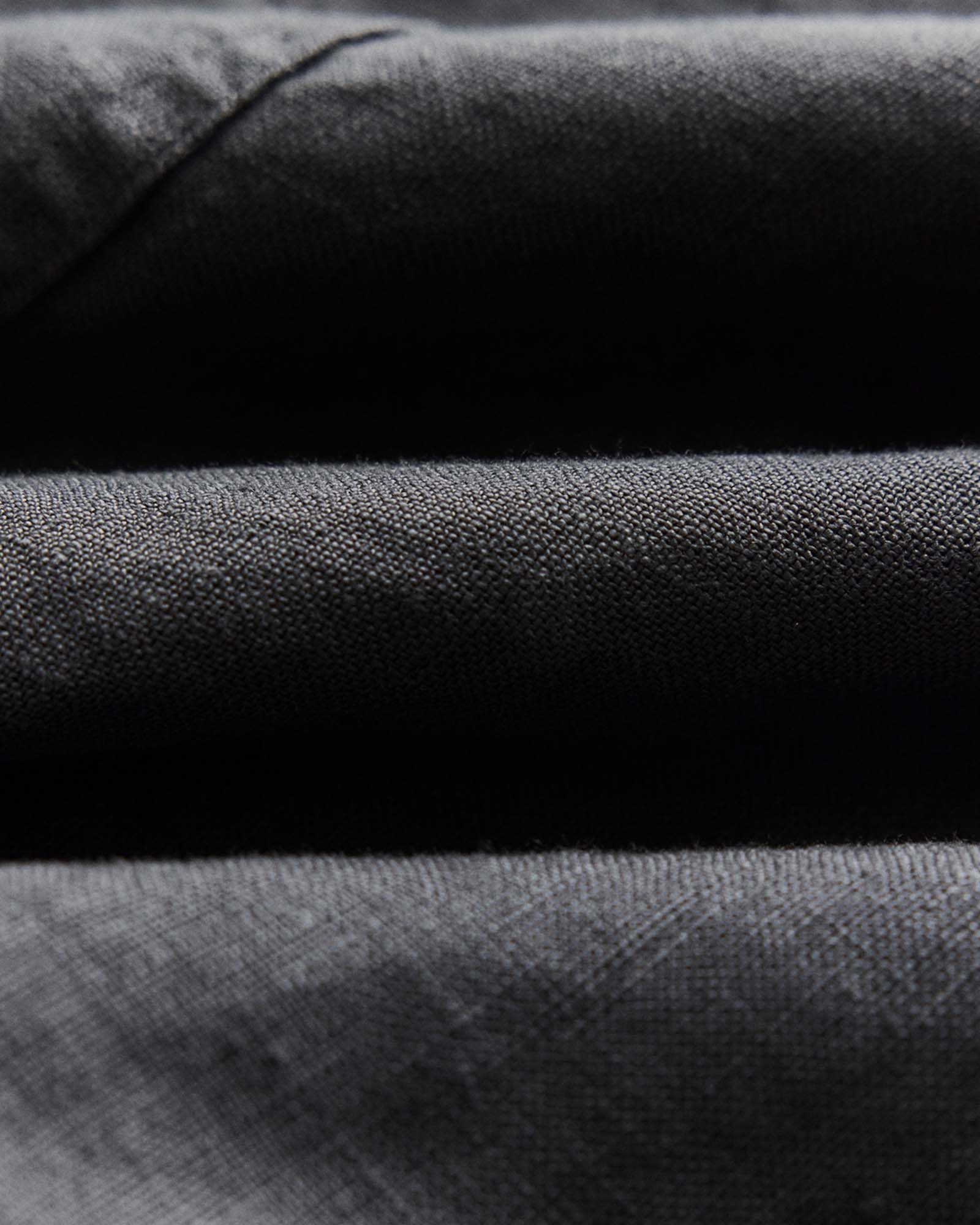 The Apres Short in Faded Black Hemp