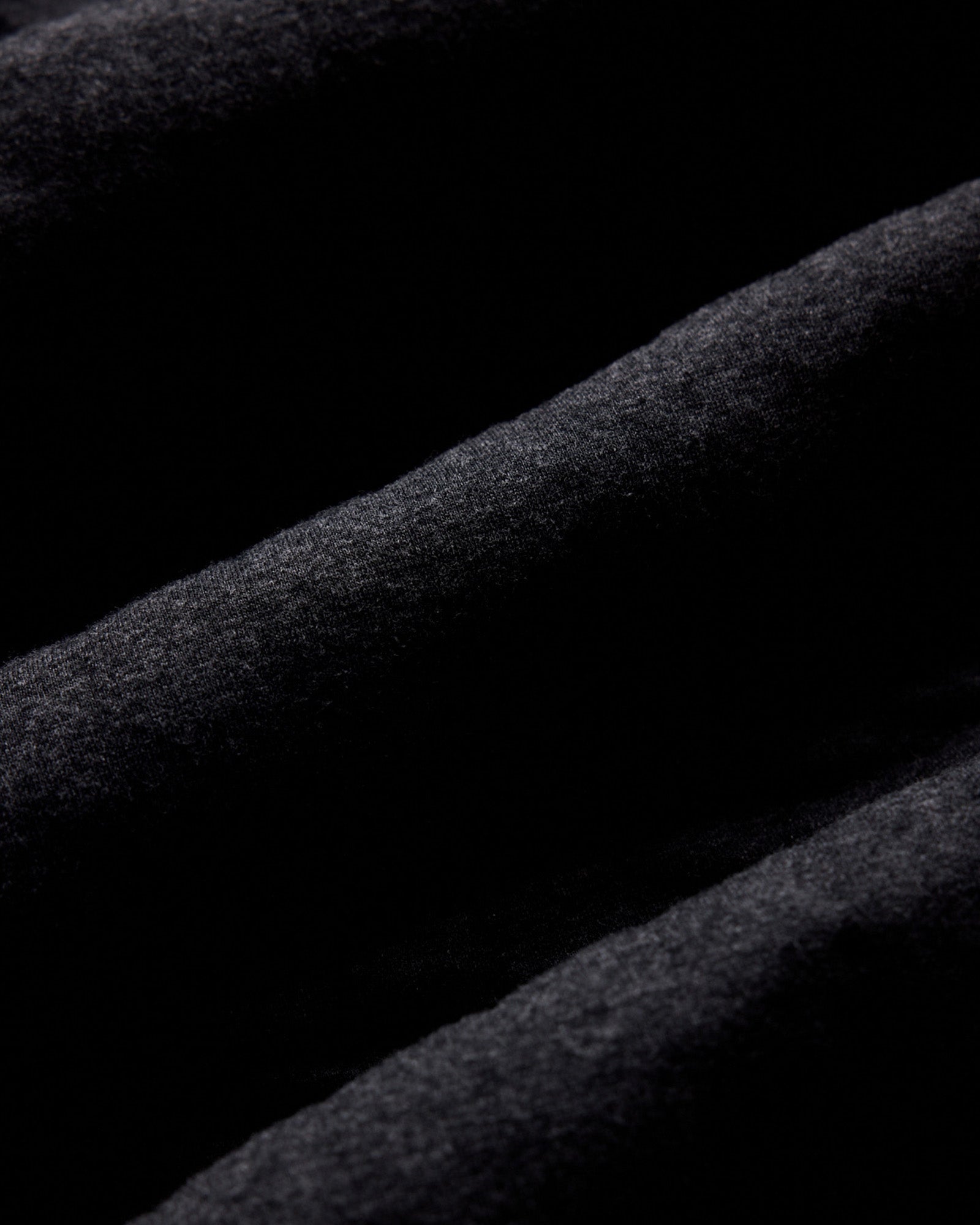 The Apres Pant in Heather Coal Quilted Jersey