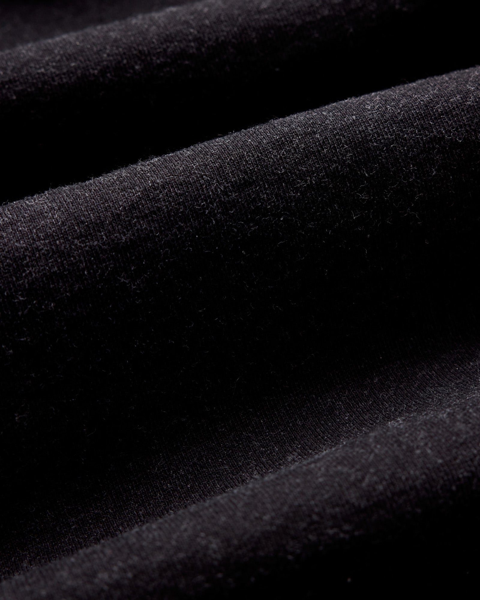 The Apres Zip Hoodie in Black Indigo Terry