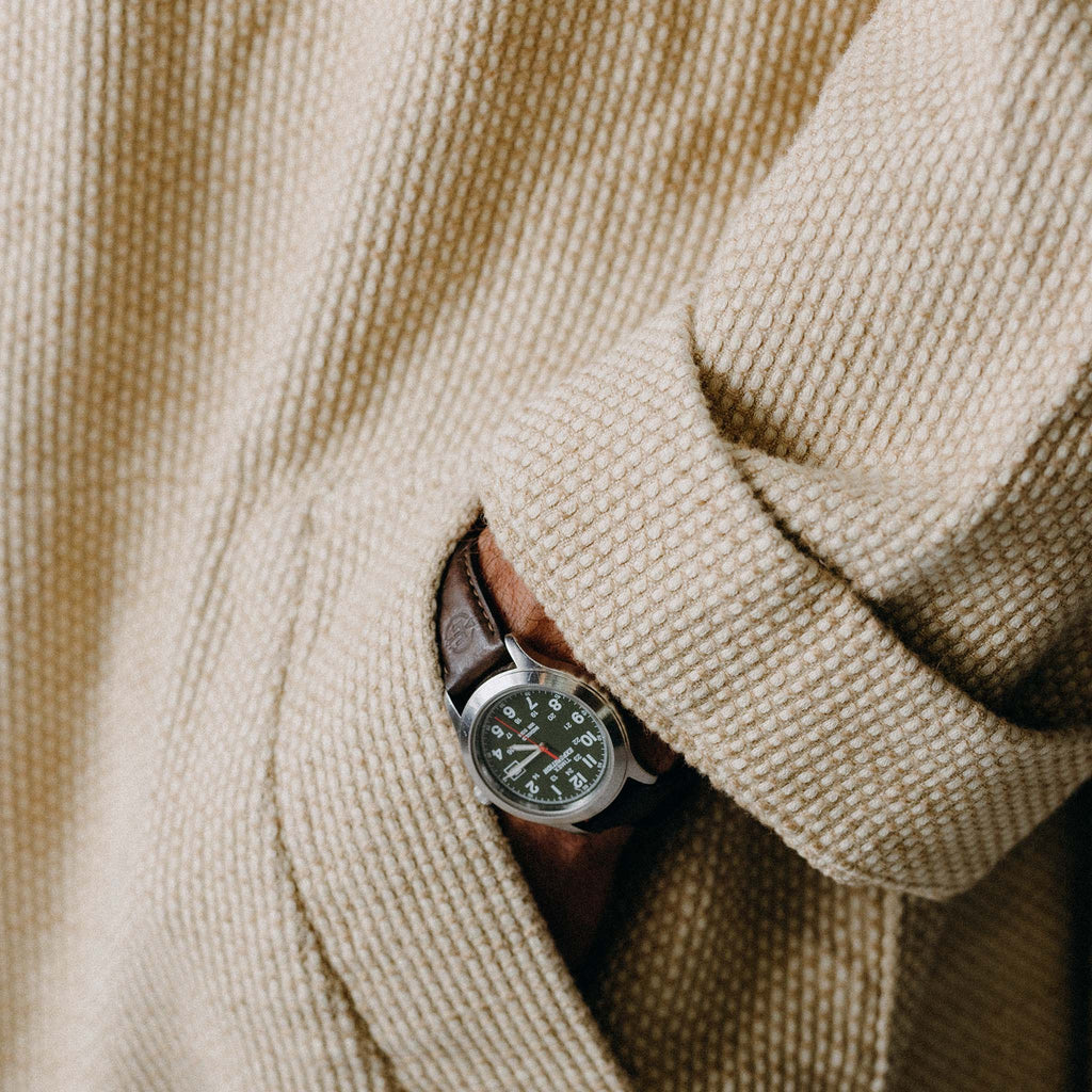 The Apres Robe in Natural Sashiko
