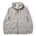 The Après Hoodie in Natural Hemp Stripe