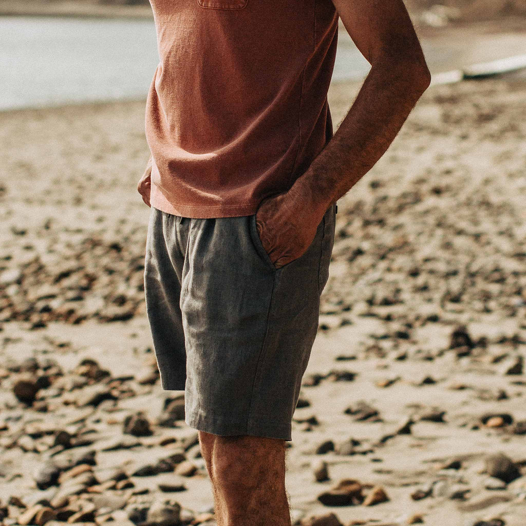 The Après Short in Ash Hemp