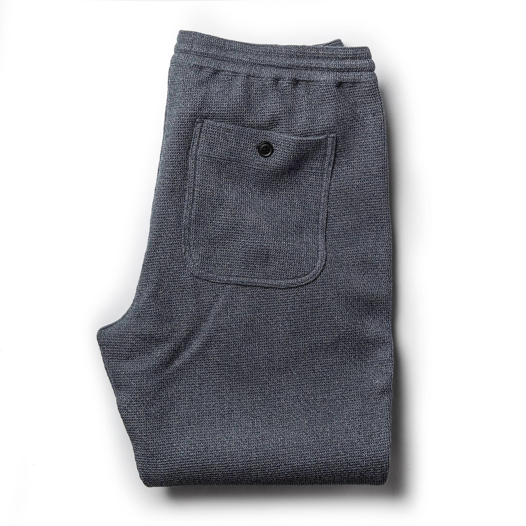 The Apres Pant in Charcoal Waffle