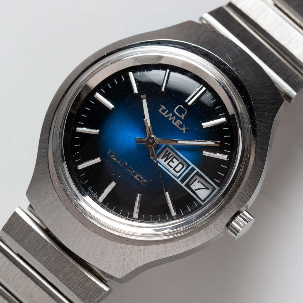 1977 Timex Blue Dial Q Quartz