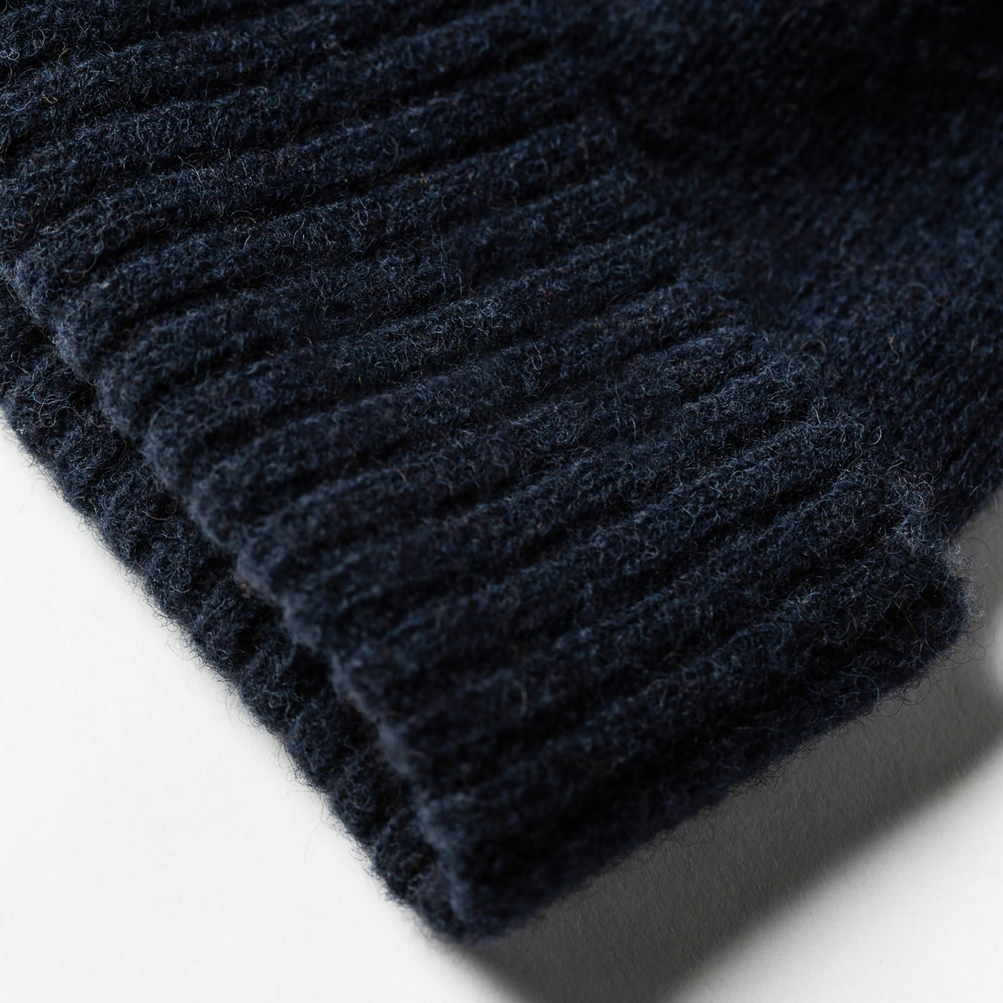 The Beanie in Navy Baby Yak