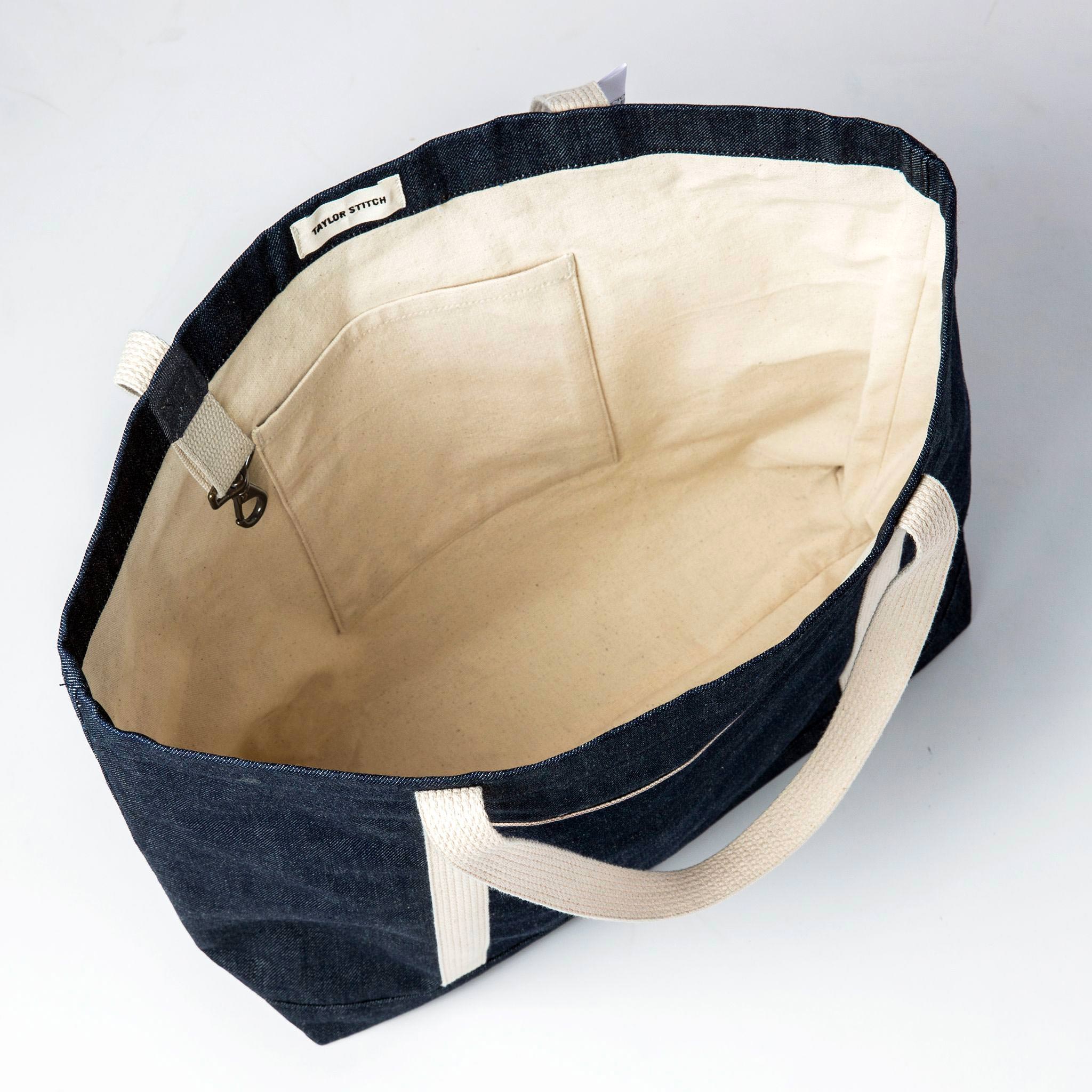 The Boat Tote in Cone Mills Reserve Selvage