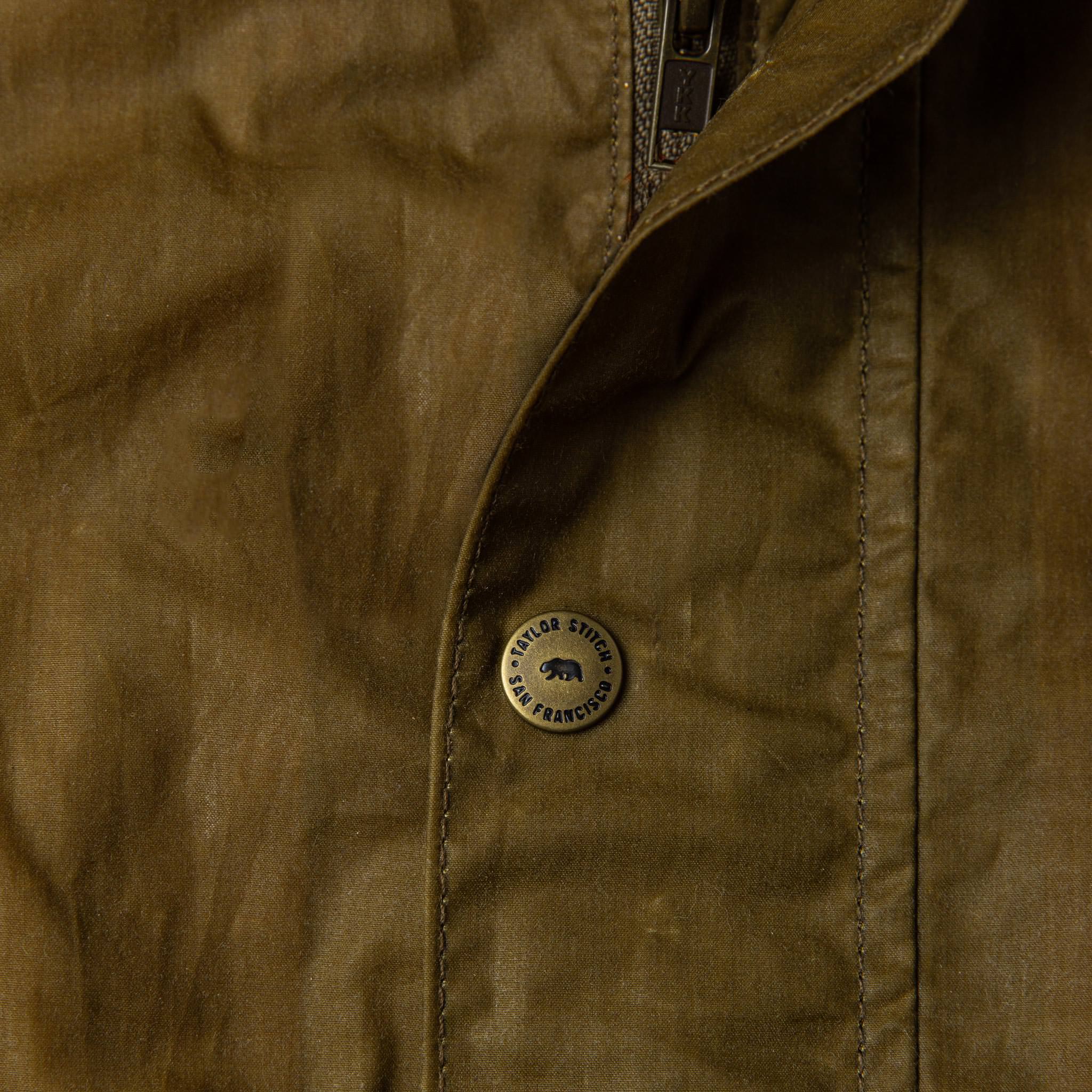 The Bomber Jacket in Field Tan Wax Canvas