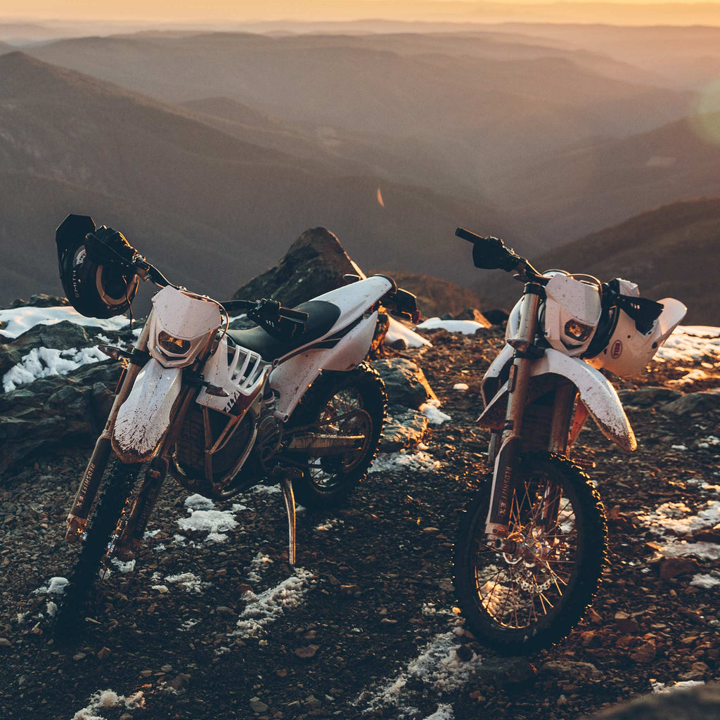 The Alta Motors Redshift EX in Taylor Stitch Custom