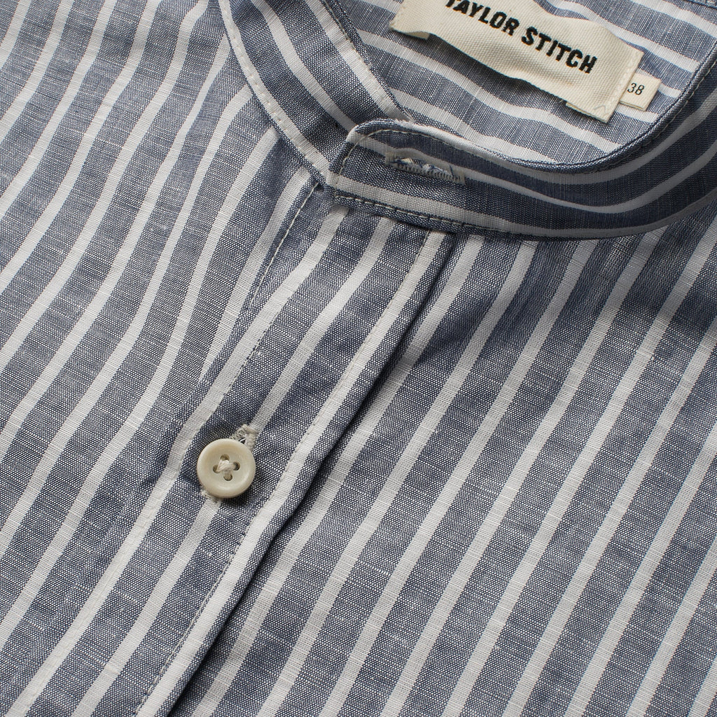 The Bandit in Blue & White Stripe