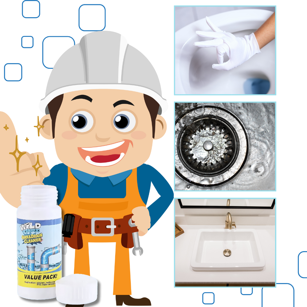 Fast-Acting Drain Blockage Cleaner