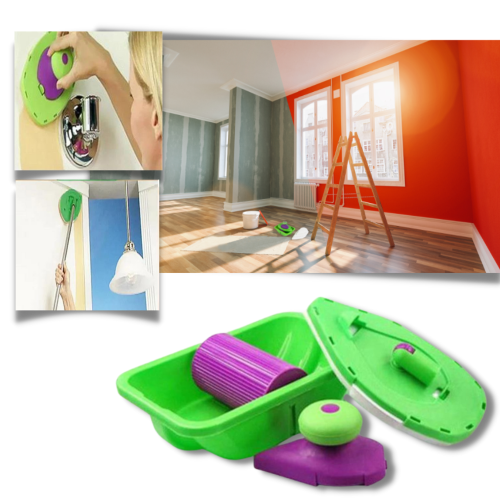 Paint Edger Set 4pcs Sponge Point and Decorative